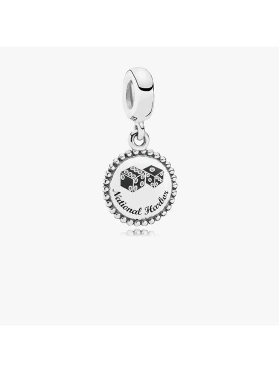 Pandora Jewelry - Pandora Sterling Silver National Harbor Dice Dangle Charm BaltimoreENG791169_49